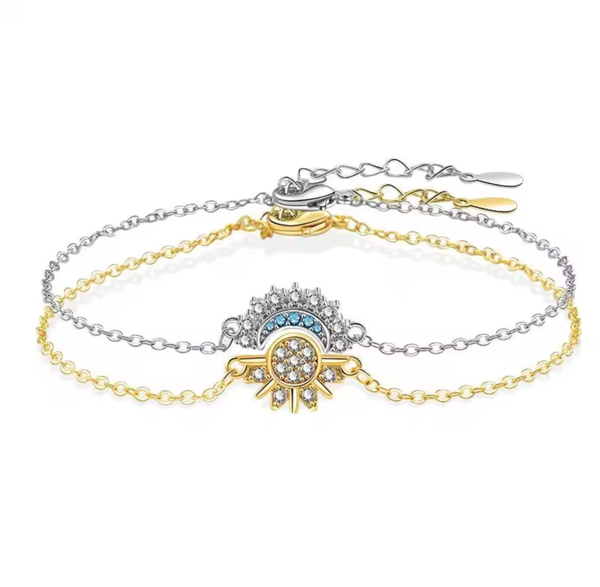Copia Celestial Embrace Sun & Moon Bracelet