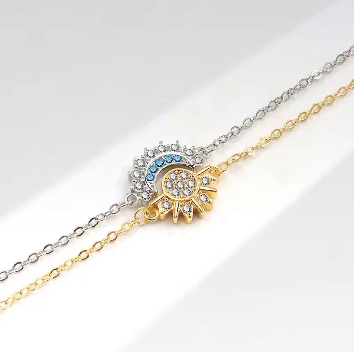 Copia Celestial Embrace Sun & Moon Bracelet