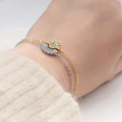 Copia Celestial Embrace Sun & Moon Bracelet